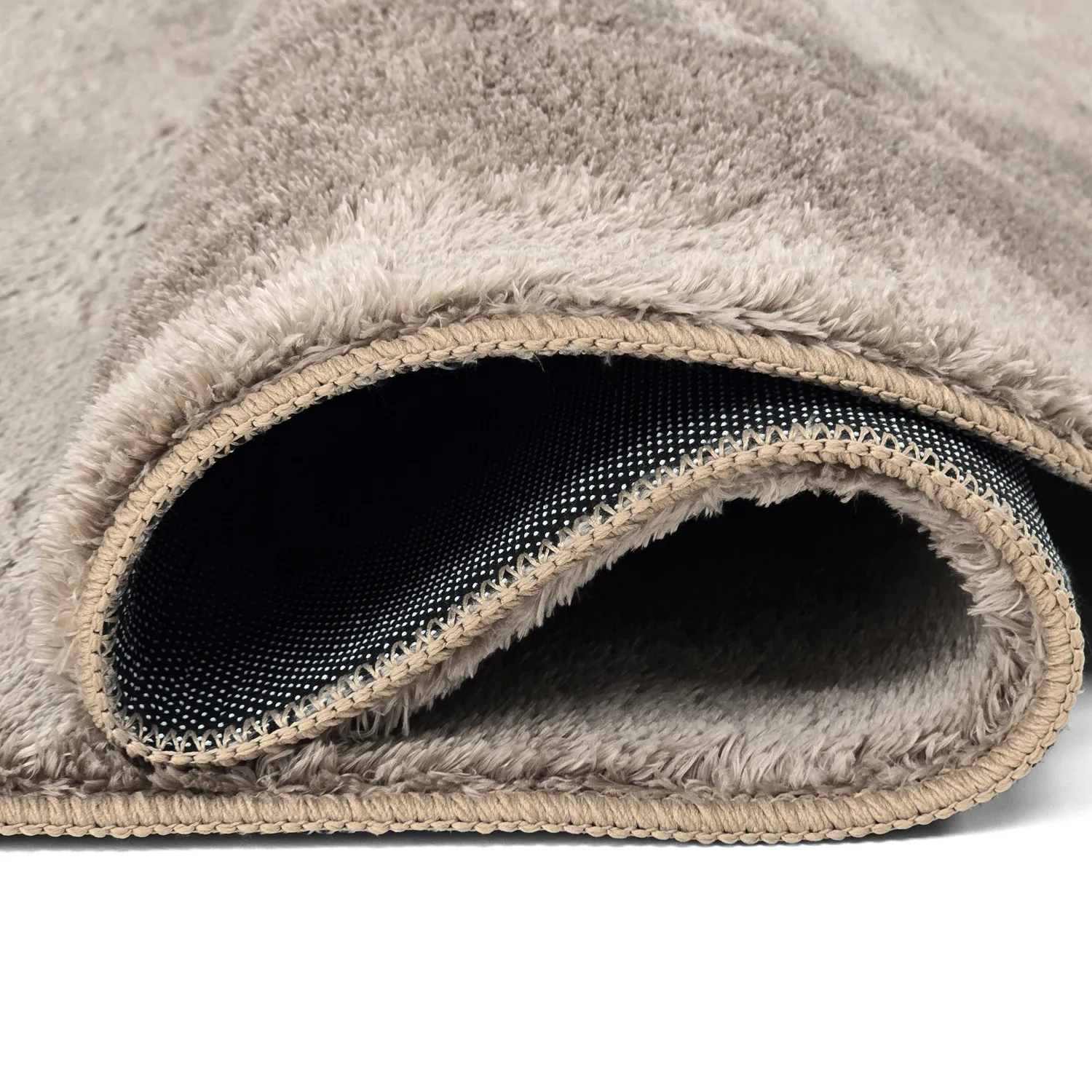 Ovaler Hochflorteppich - Aranga Super Soft Fur (braun)