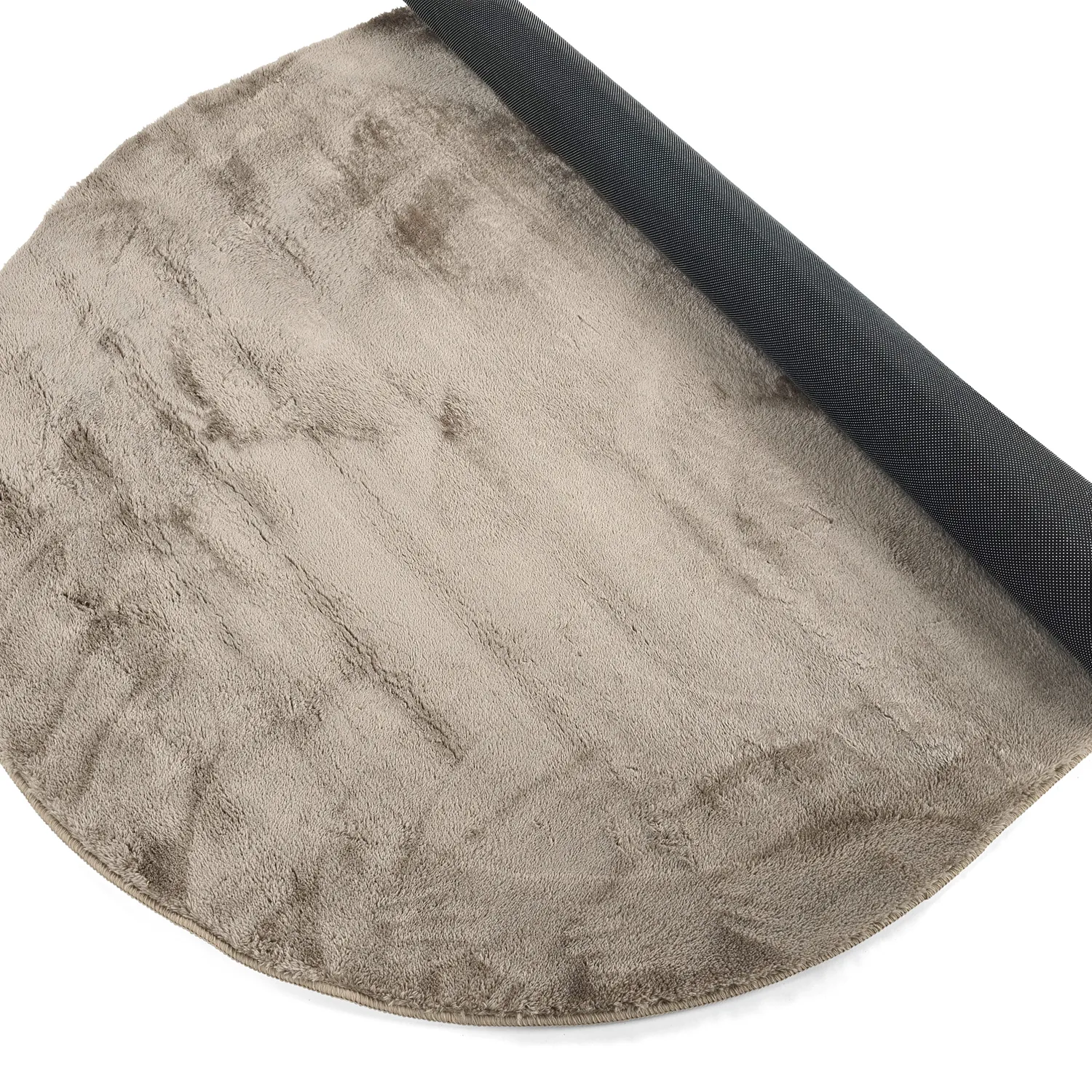 Ovaler Hochflorteppich - Aranga Super Soft Fur (braun)