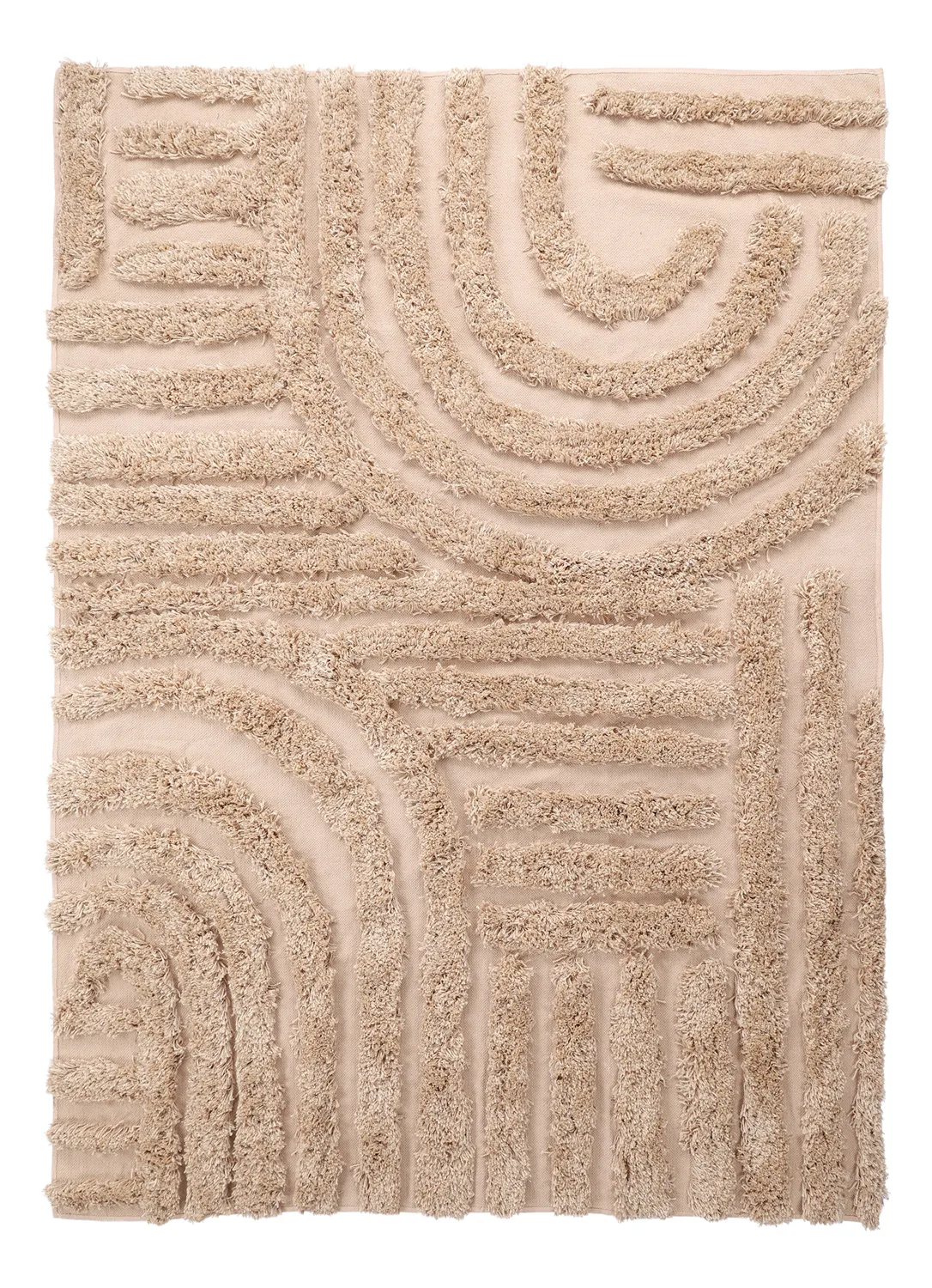 Hochflorteppiche - Cazorla Natural Cotton Shaggy (beige)