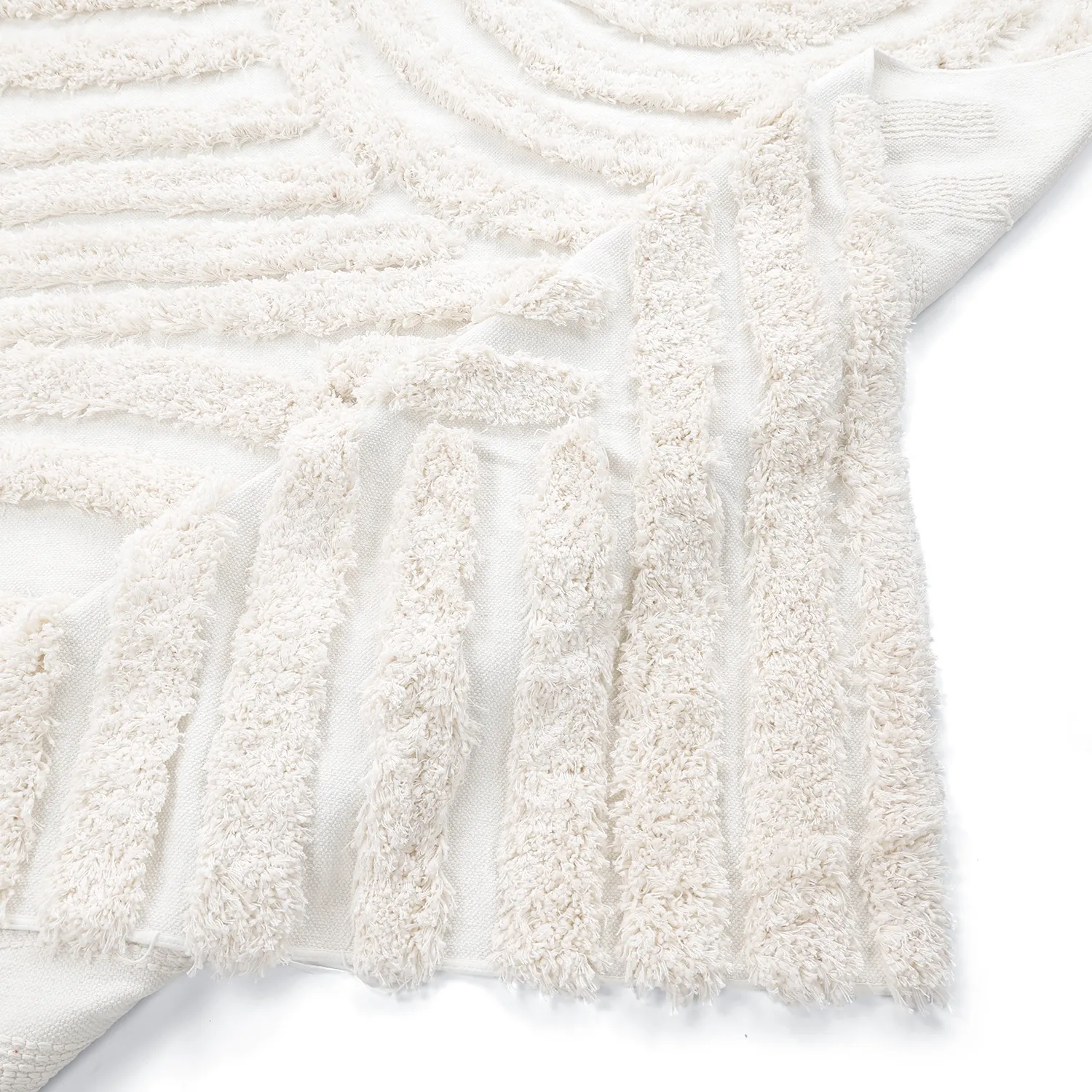 Hochflorteppiche - Cazorla Natural Cotton Shaggy (cremefarben)