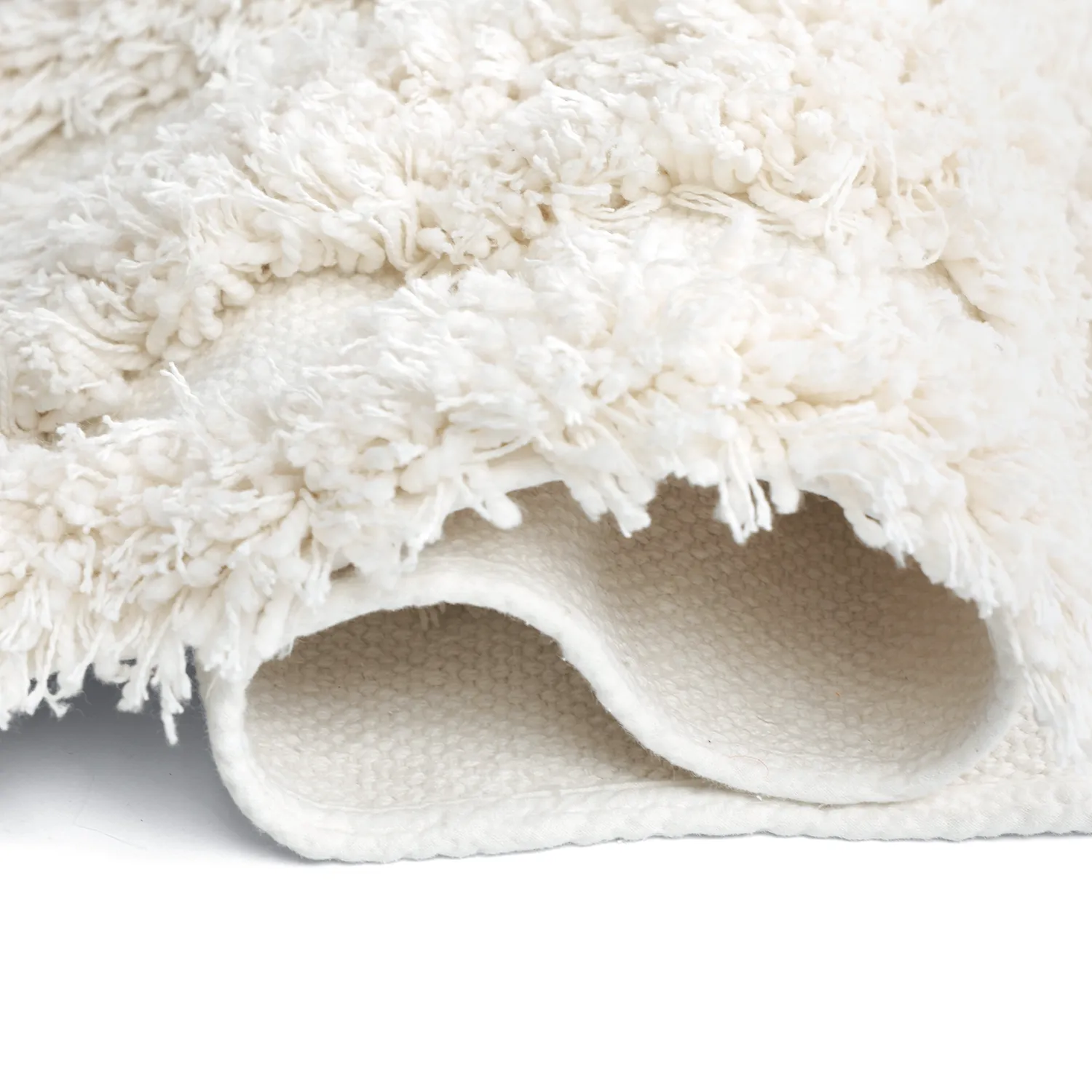 Hochflorteppiche - Cazorla Natural Cotton Shaggy (cremefarben)
