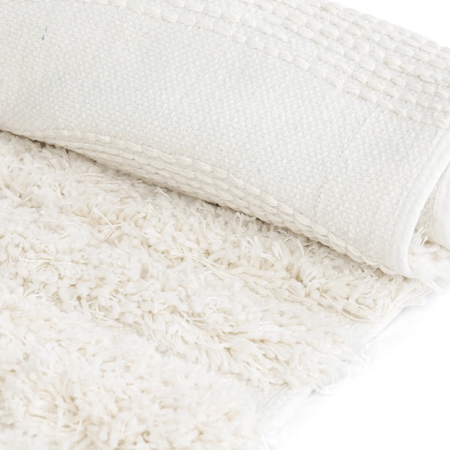 Hochflorteppiche - Cazorla Natural Cotton Shaggy (cremefarben)