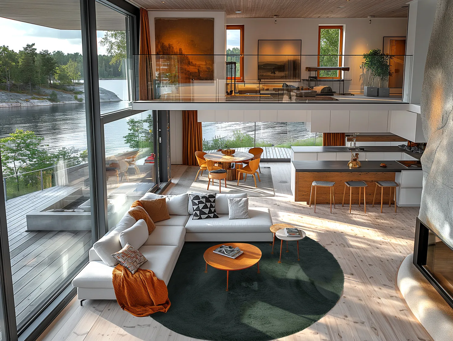 Runde Teppiche - Cloud Super Soft (grün)