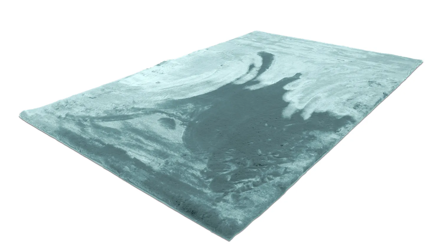 Tapis à poils longs - Cloud Super Soft (bleu clair)