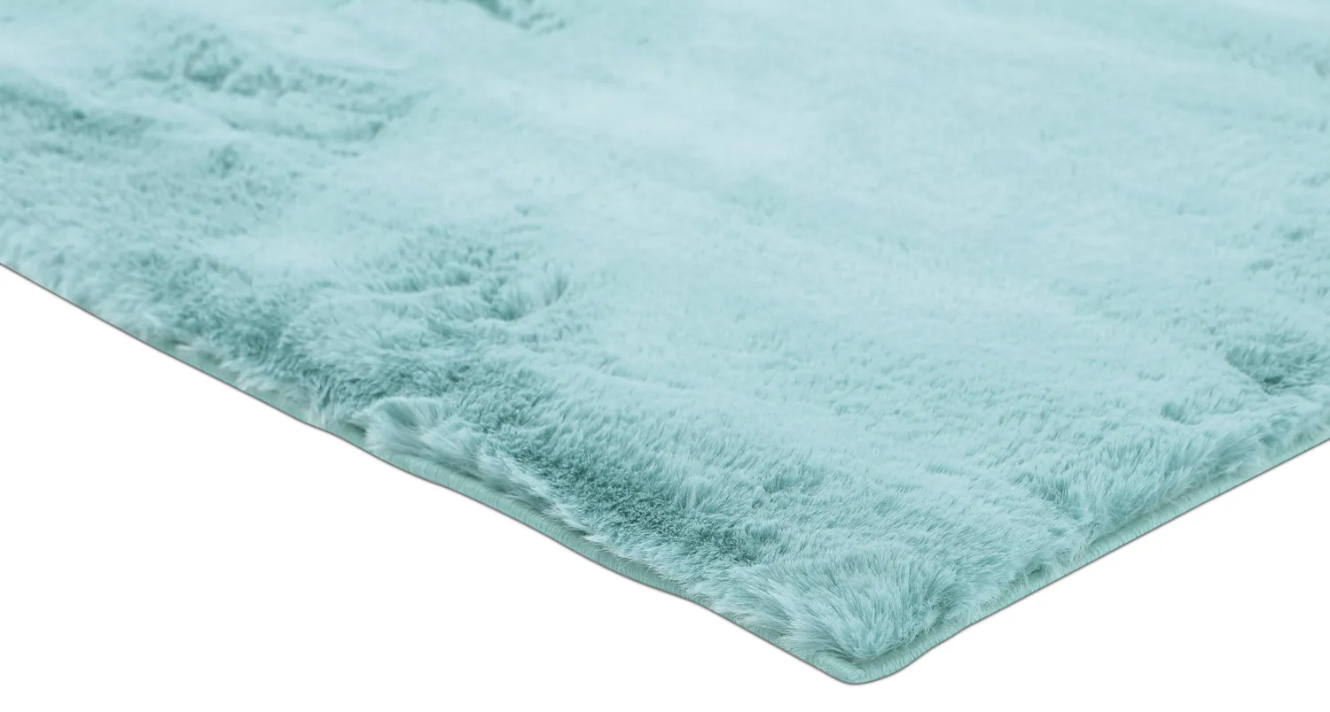 Tapis à poils longs - Cloud Super Soft (bleu clair)