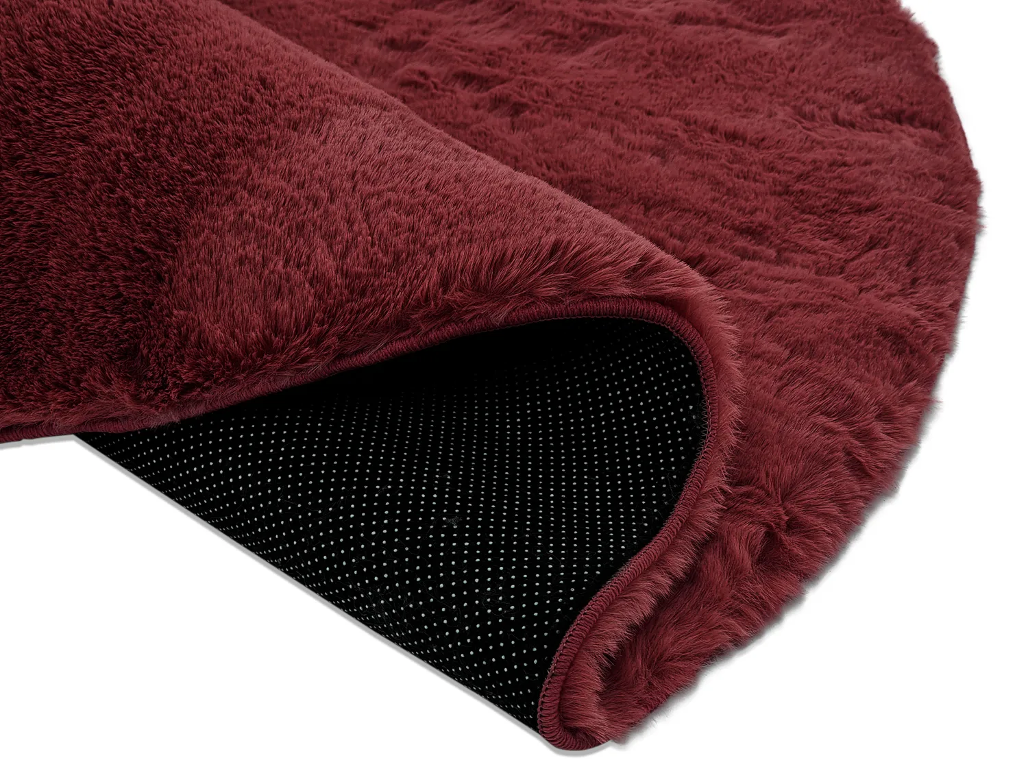 Runde Teppiche - Cloud Super Soft (rot)
