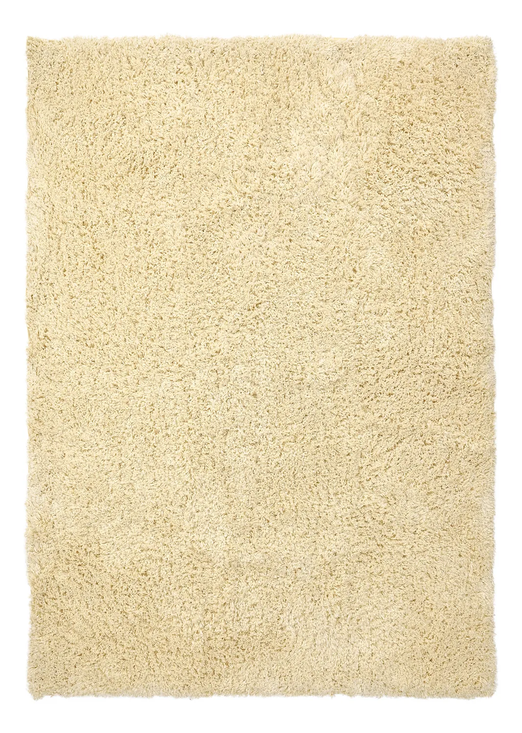 Tapis shaggy - Combarro Solid Cotton Shaggy (jaune clair)