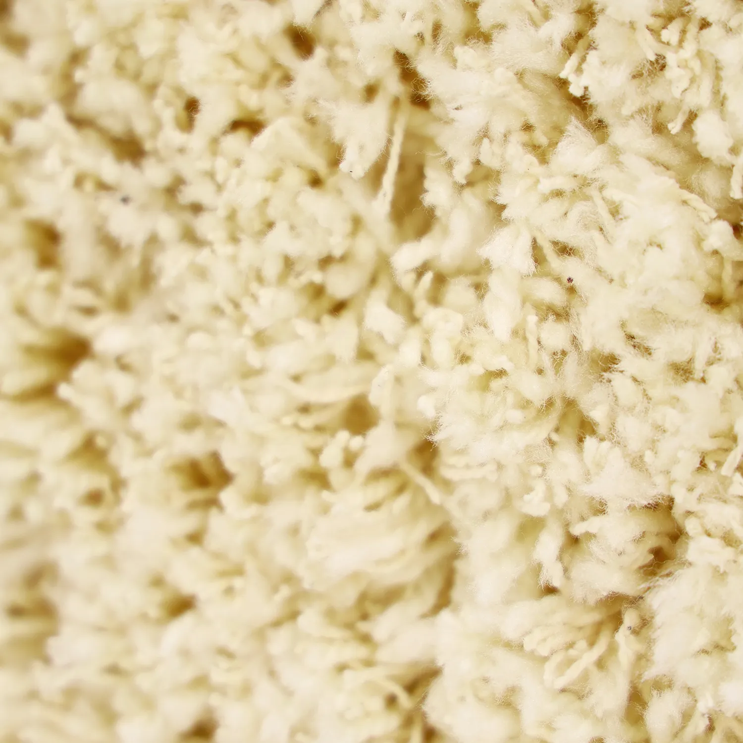 Tapis shaggy - Combarro Solid Cotton Shaggy (jaune clair)