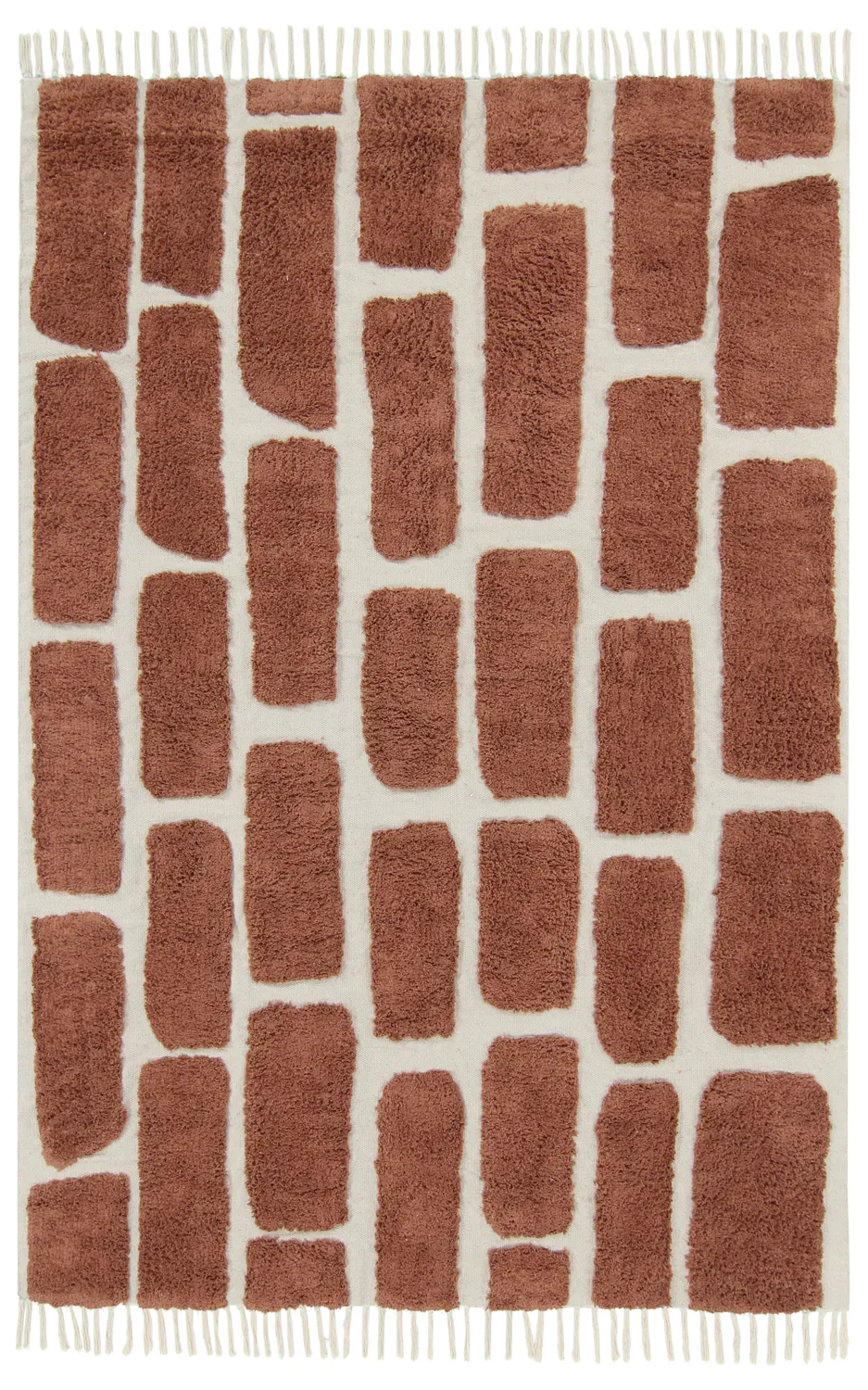 Hochflorteppiche - Cyrus Natural Cotton Shaggy (braun)