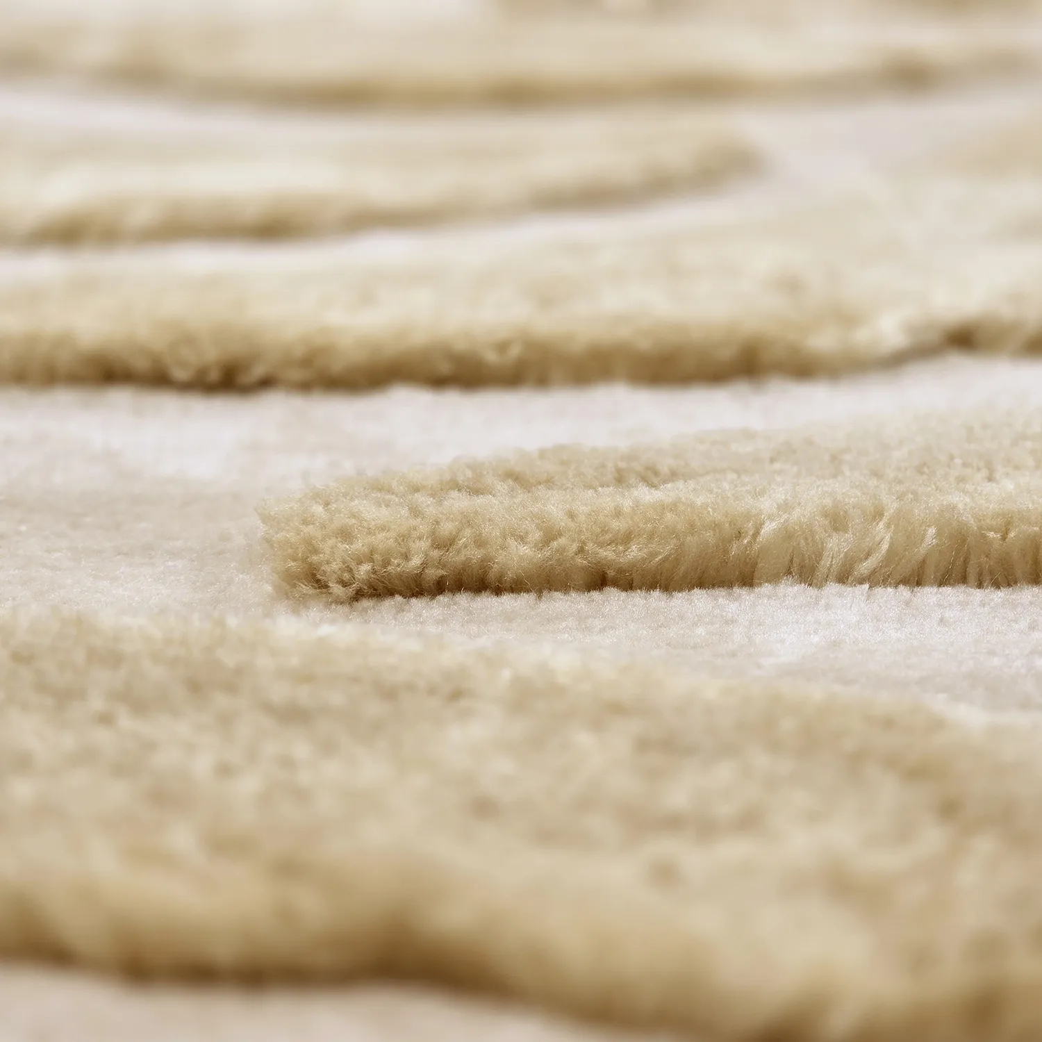 Hochflorteppiche - Fergana (creme/beige)