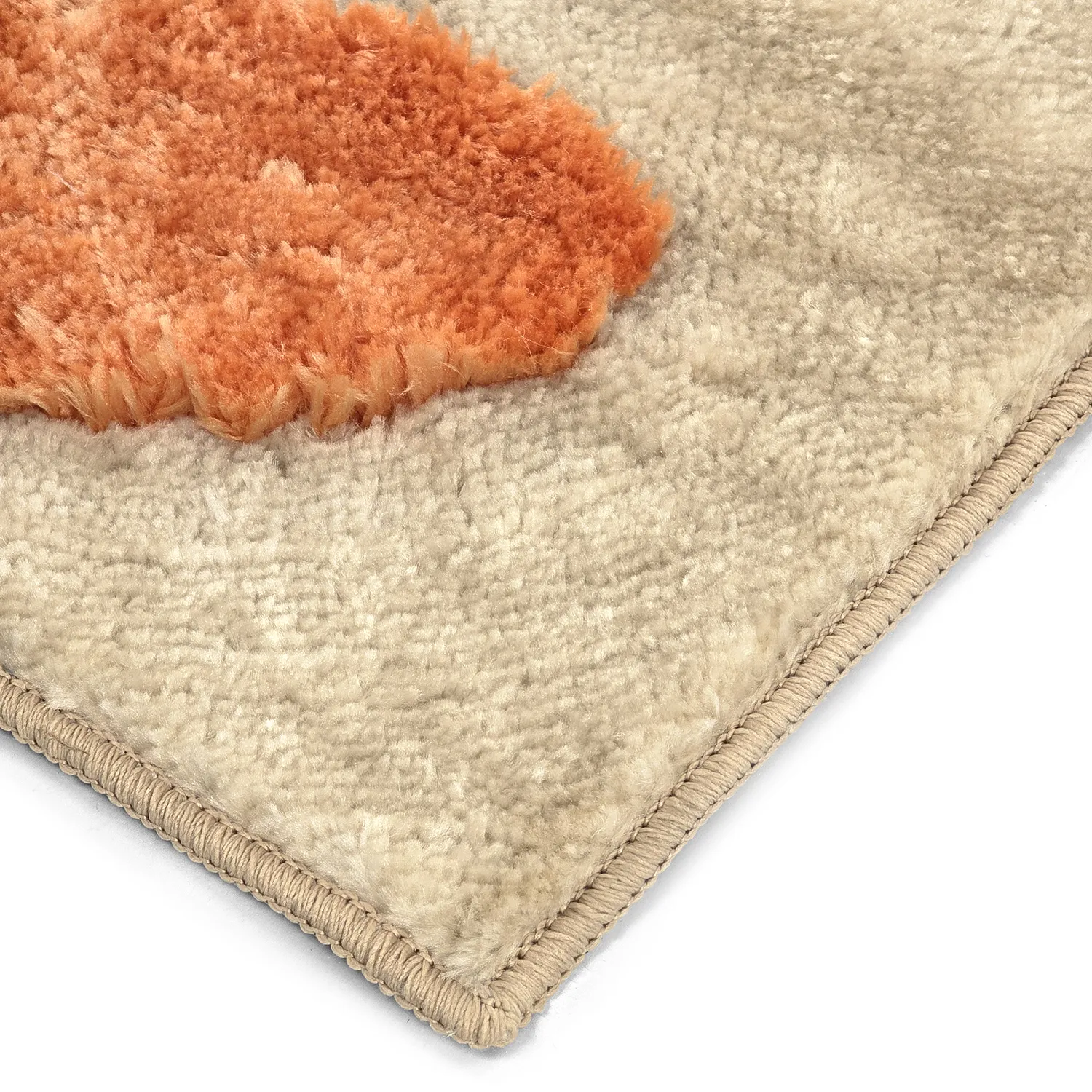 Hochflorteppiche - Fergana (creme/orange)