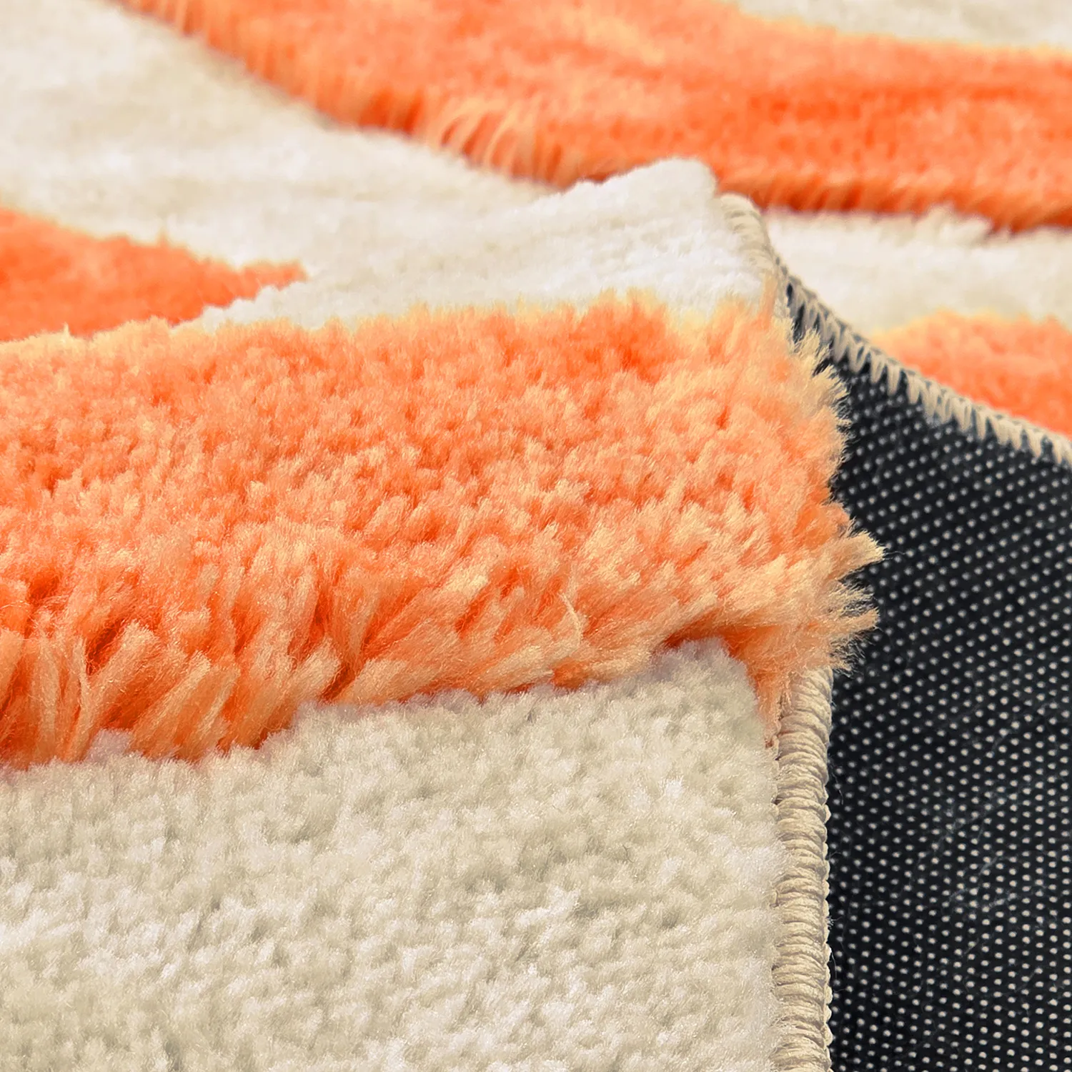 Hochflorteppiche - Fergana (creme/orange)