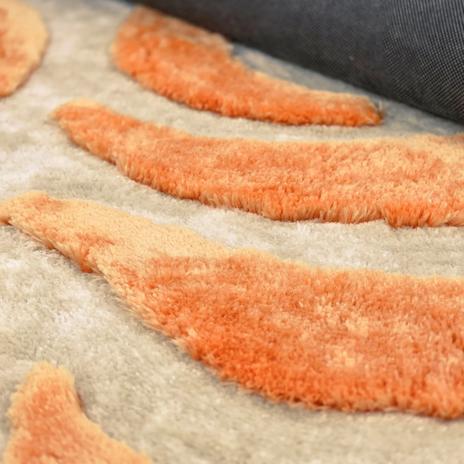 Hochflorteppiche - Fergana (creme/orange)