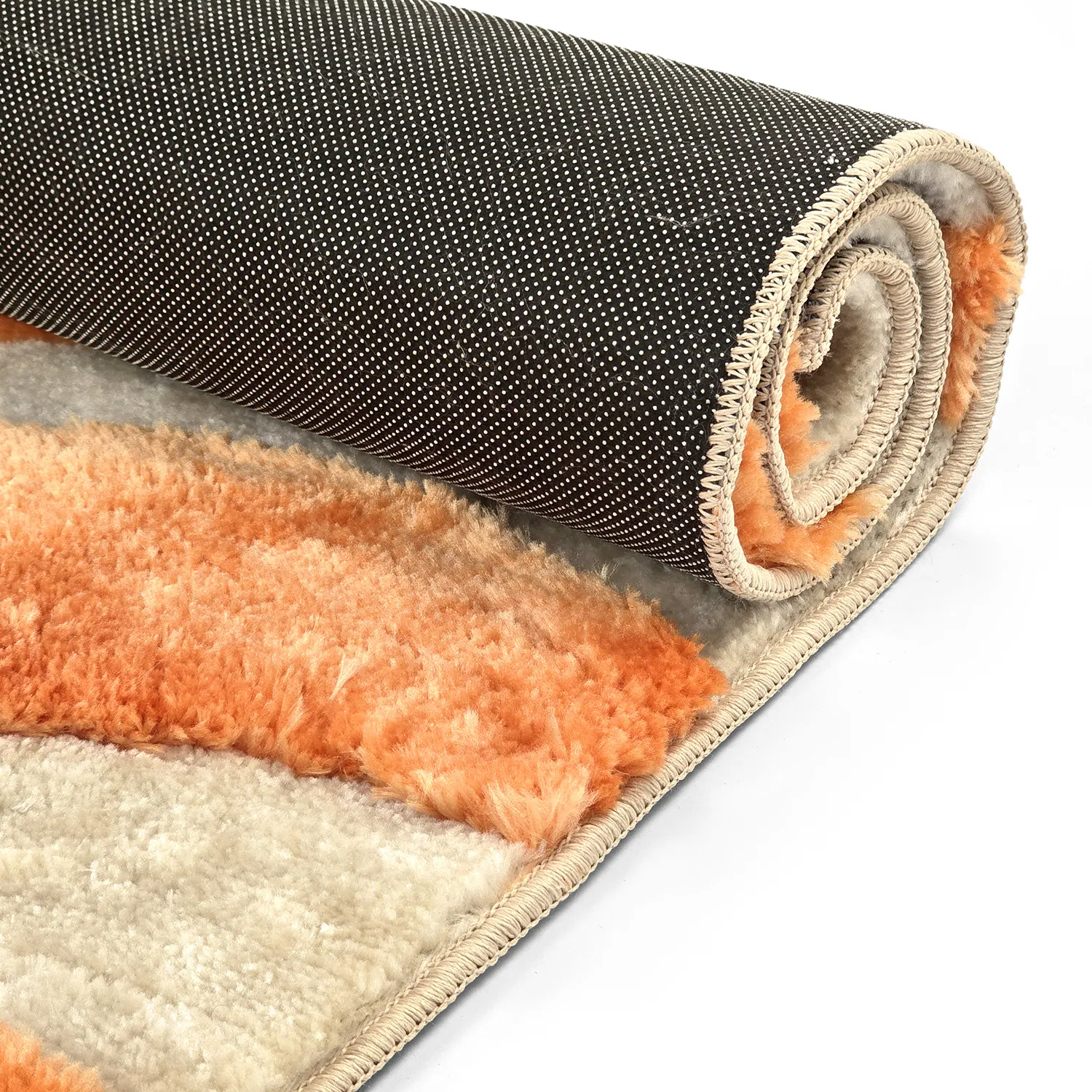 Hochflorteppiche - Fergana (creme/orange)