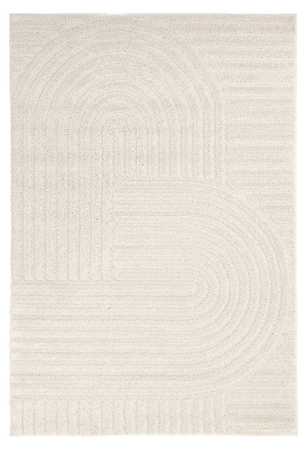 Tapis moelleux - Fukui (blanc cassé)