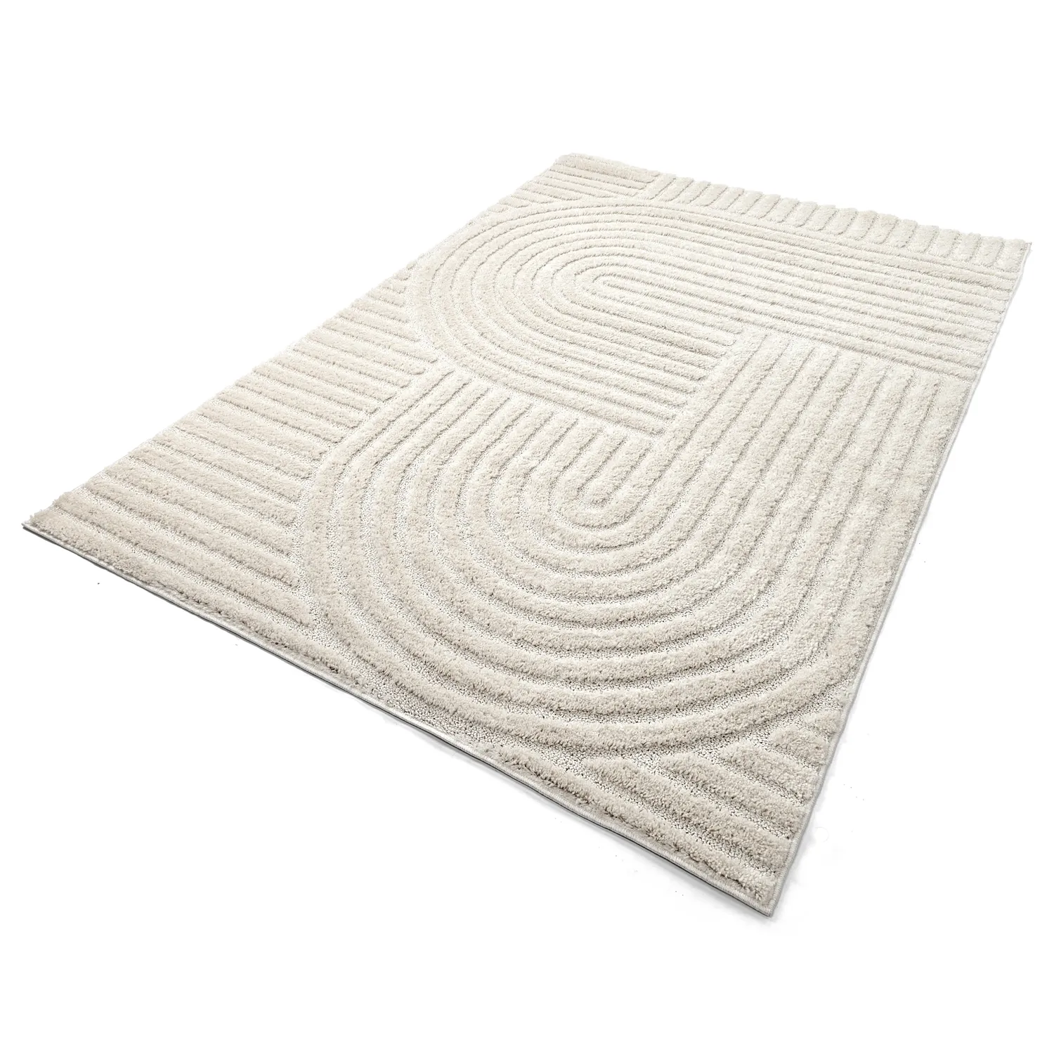 Tapis moelleux - Fukui (blanc cassé)