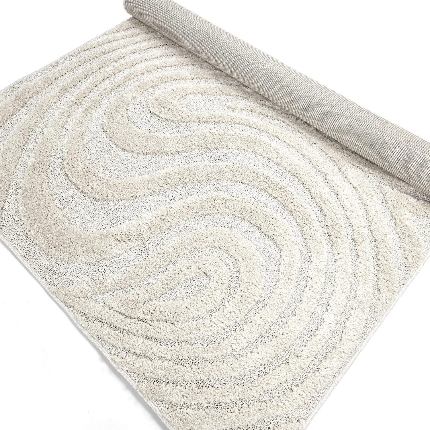 Hochflorteppiche - Gifu (cremefarben)