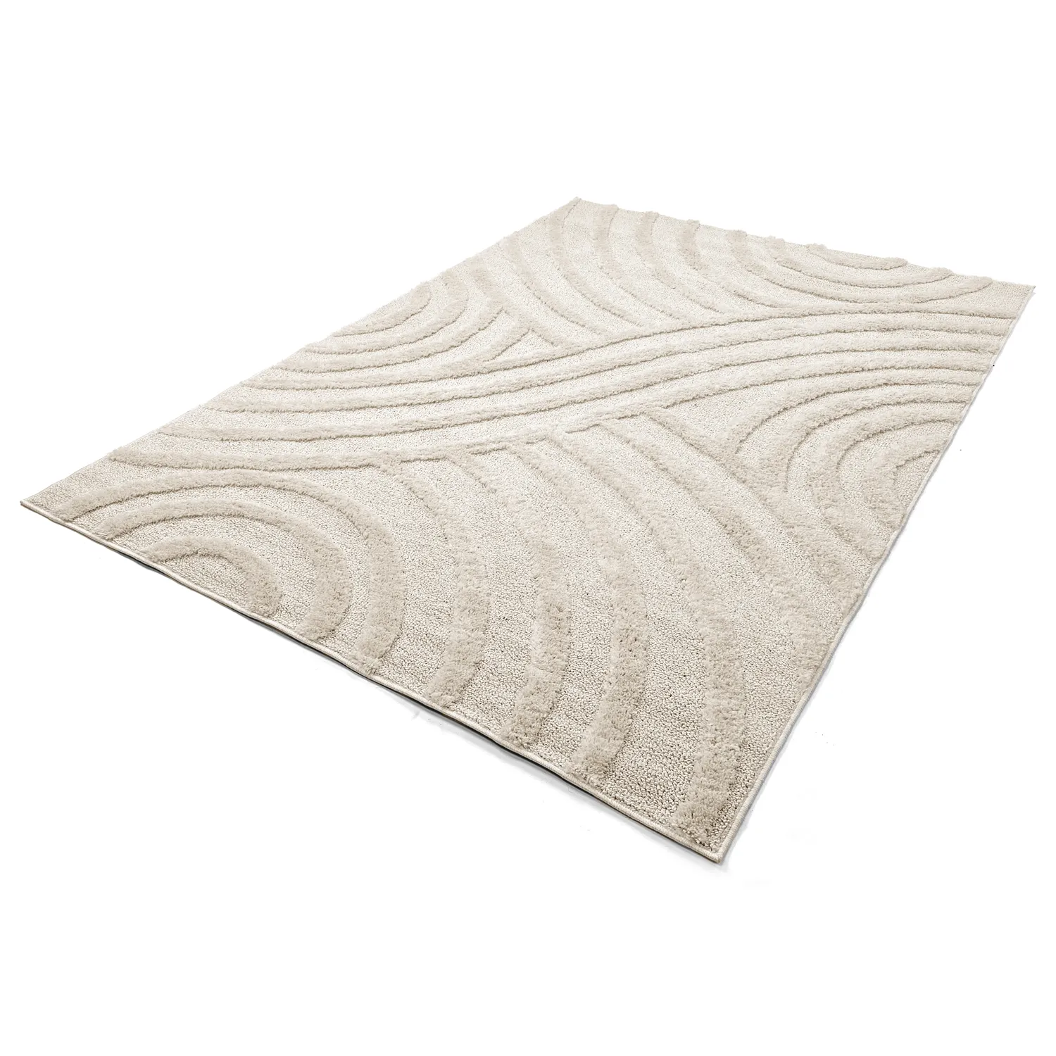 Hochflorteppiche - Iwaki (cremefarben)