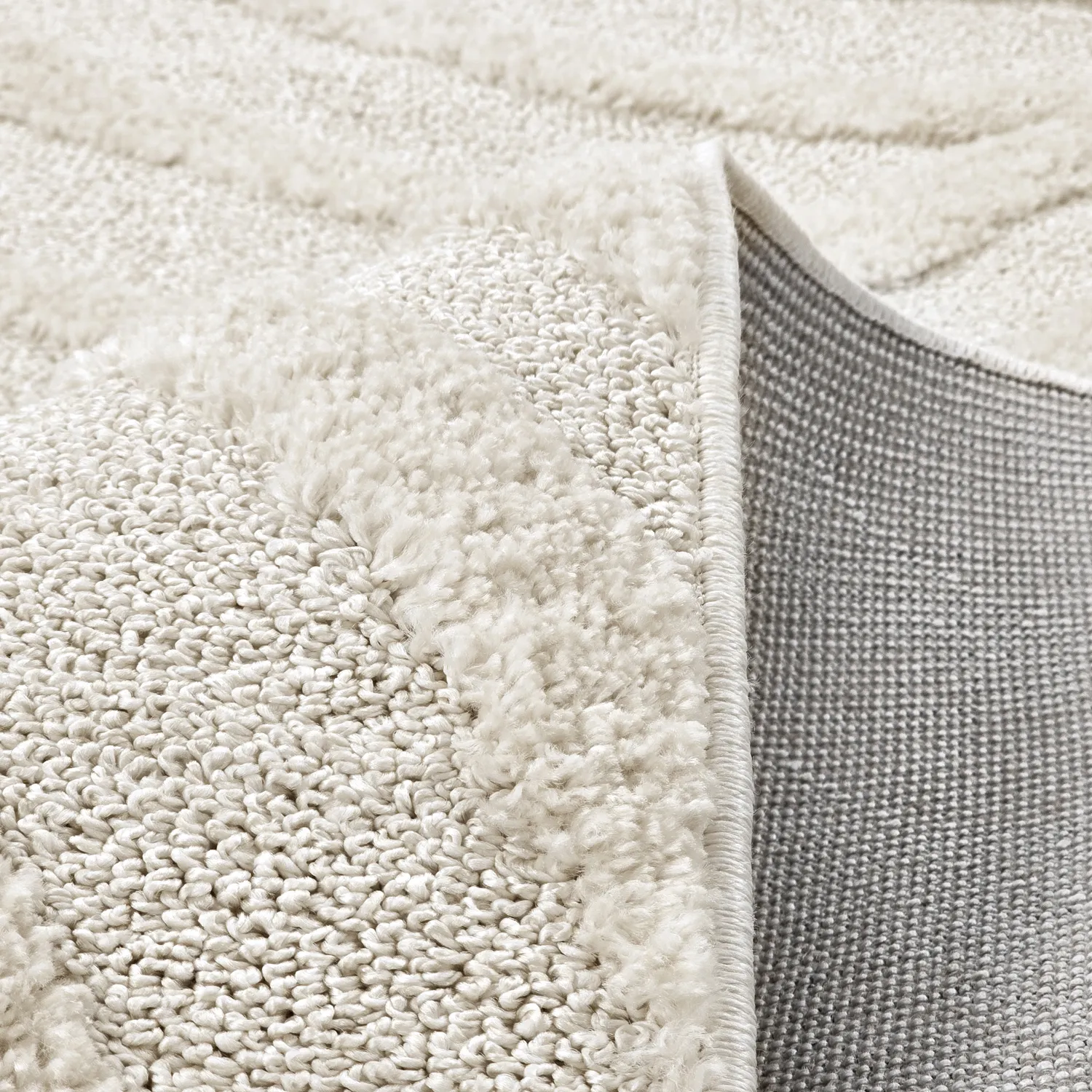 Hochflorteppiche - Iwaki (cremefarben)