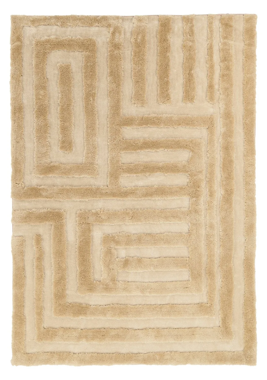 Hochflorteppiche - Karbala (creme/beige)