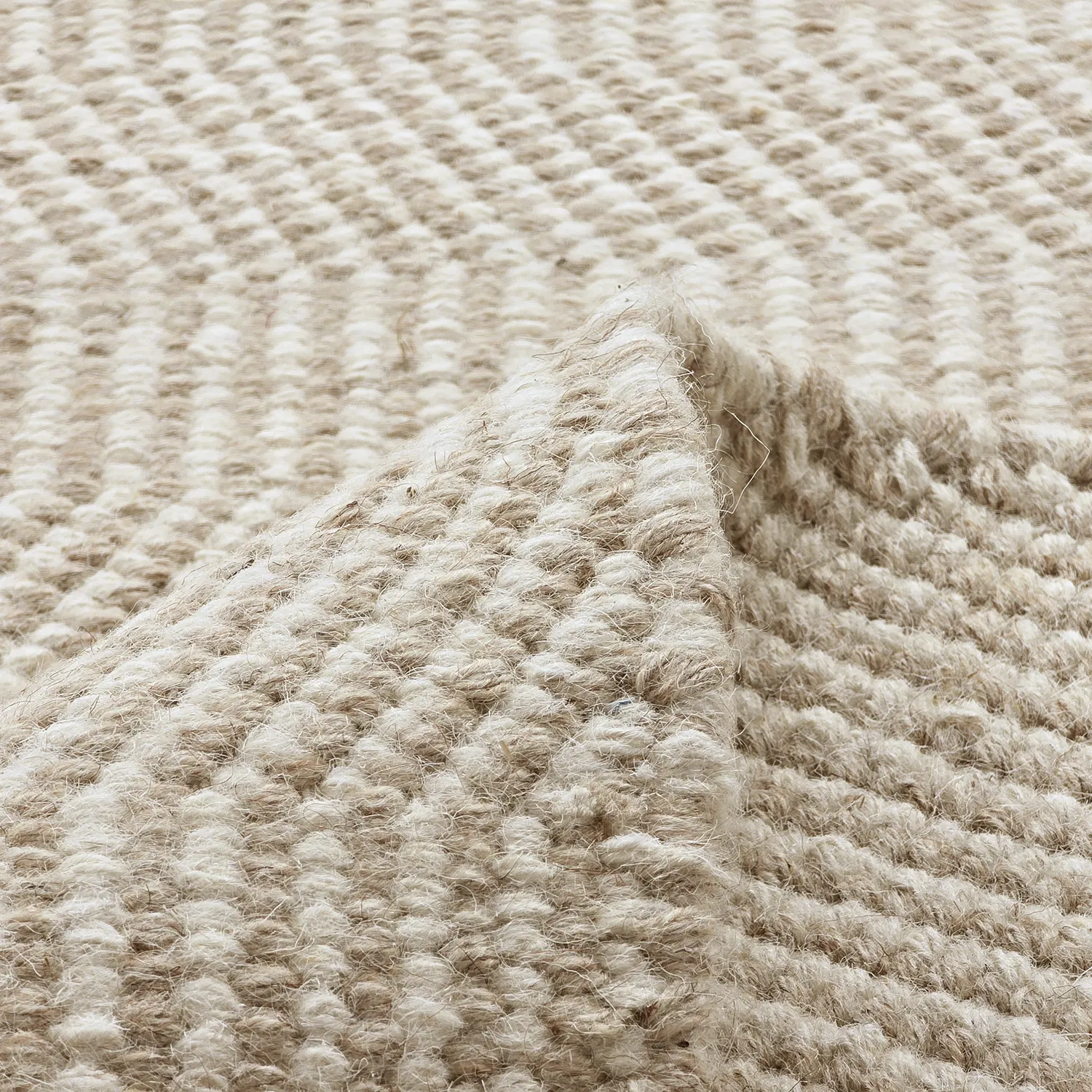 Wollteppich - Larkana (beige/weiß)