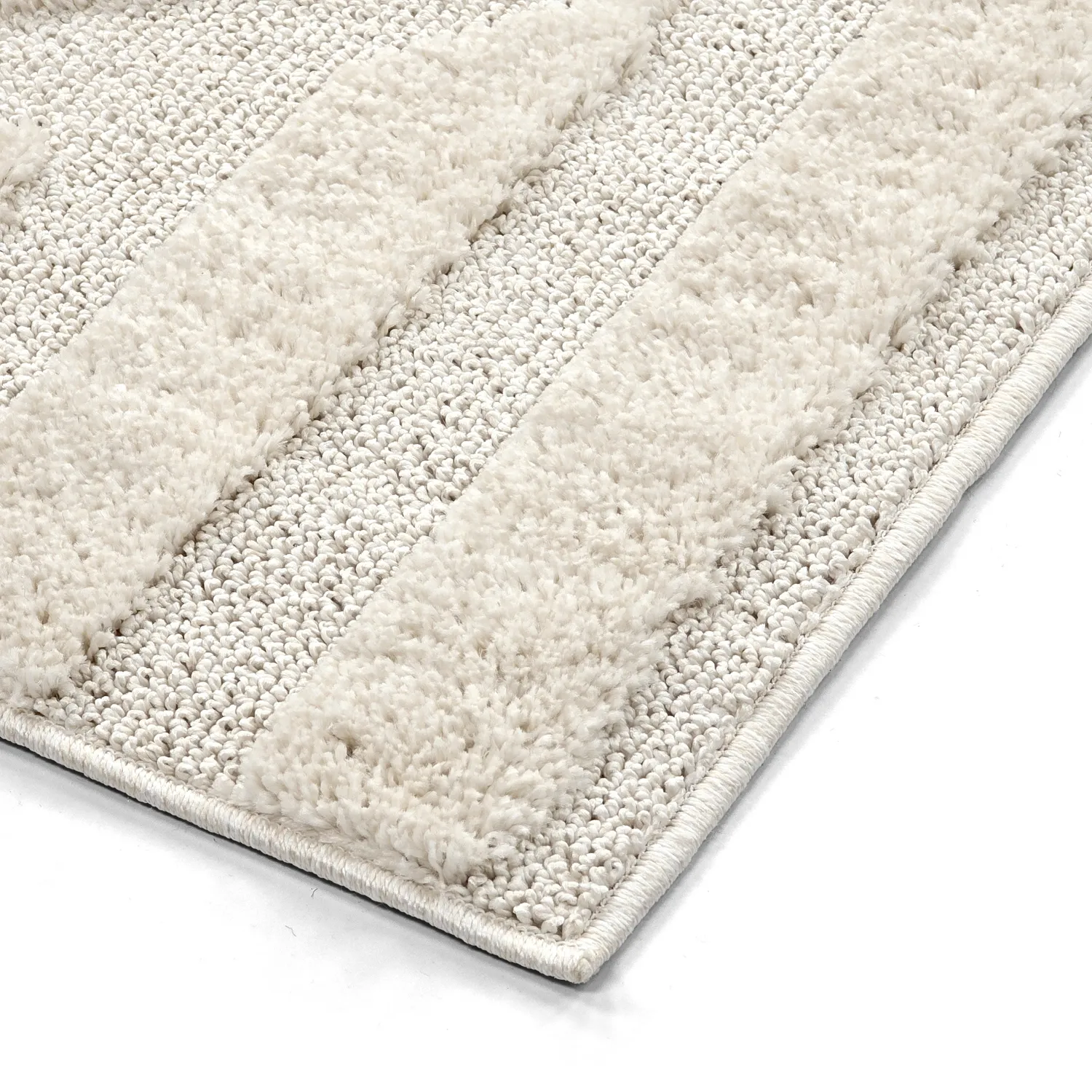 Hochflorteppiche - Naha (cremefarben)