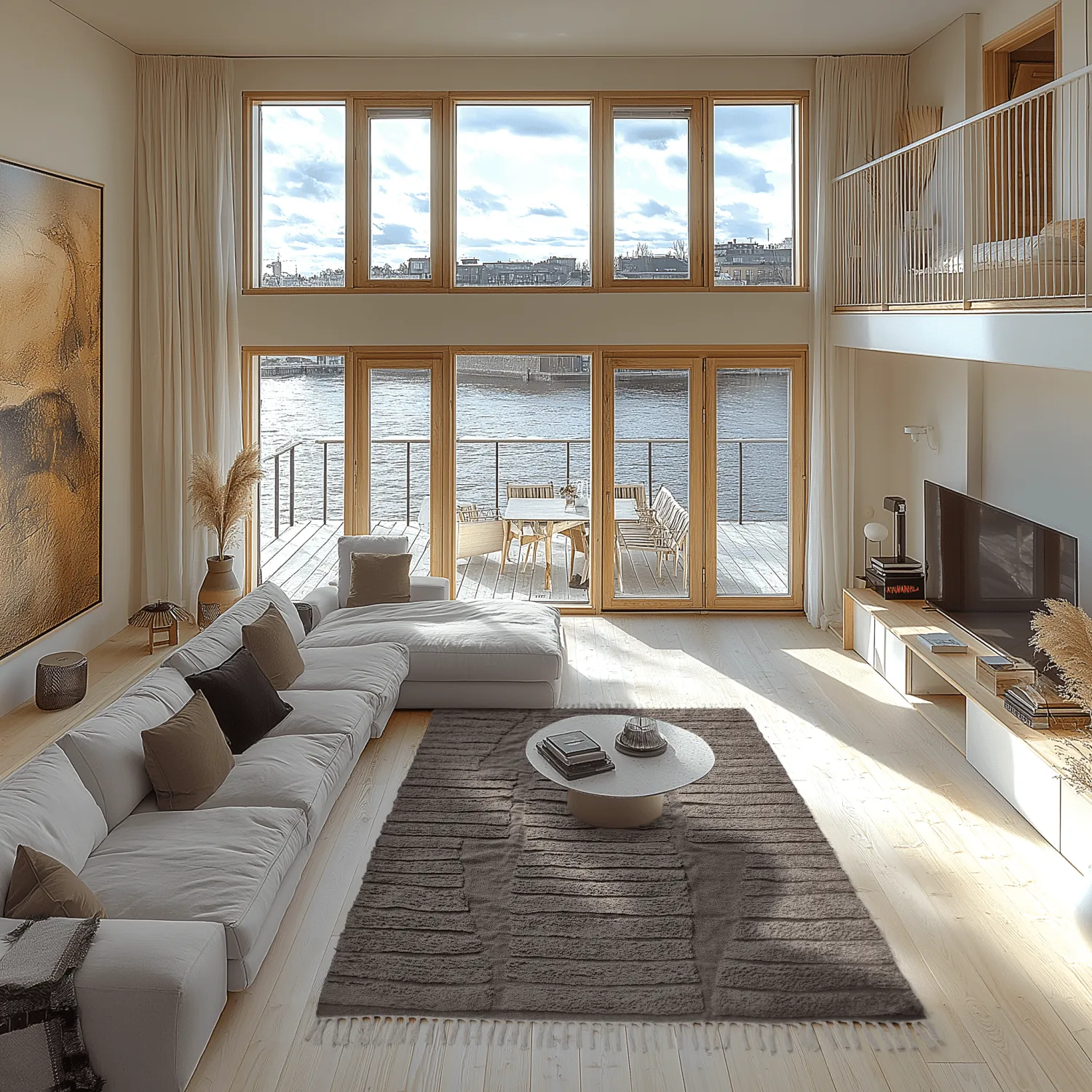 Tapis shaggy - Rani Natural Cotton Shaggy (taupe)