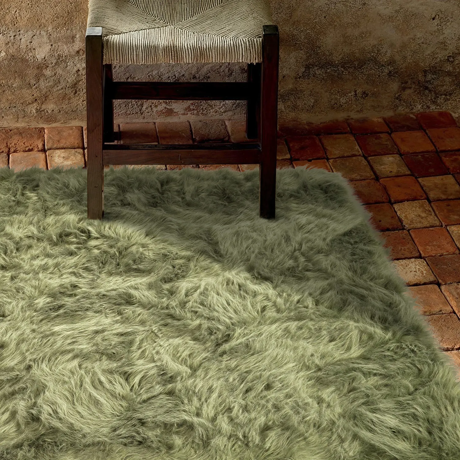 Hochflorteppiche - Sohar (grün)