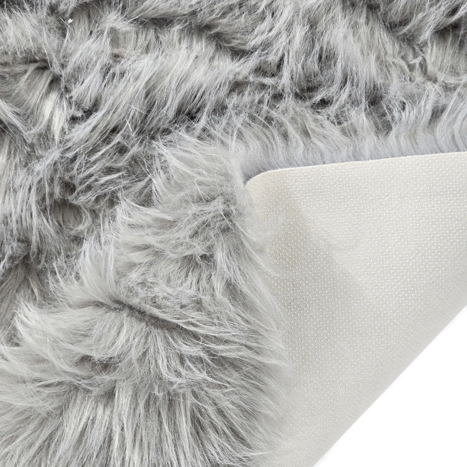 Hochflorteppiche - Sohar (hellgrau)