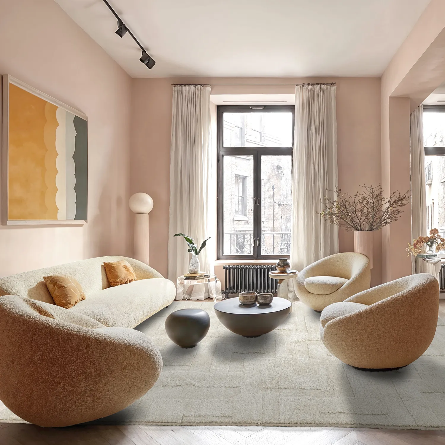 Hochflorteppiche - Tripoli (beige)