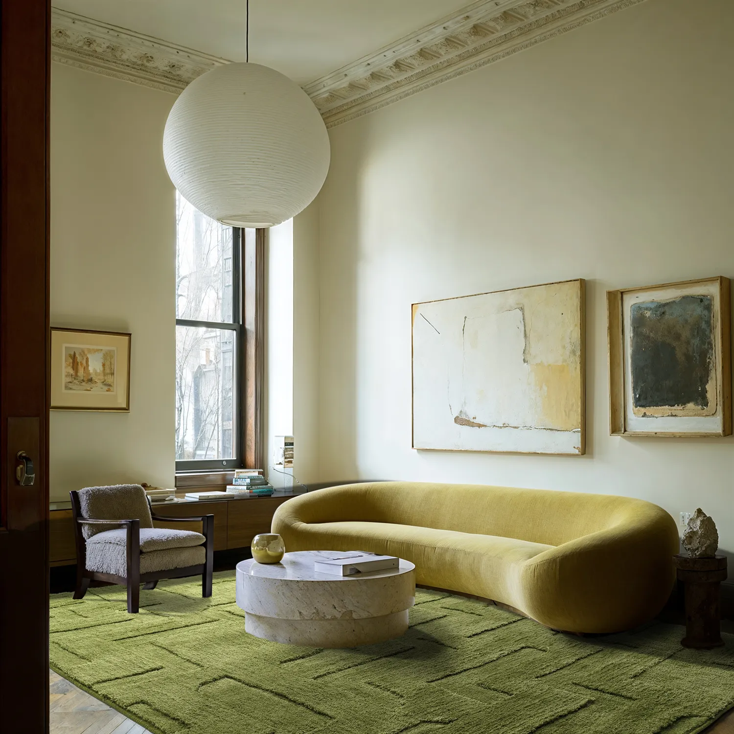 Hochflorteppiche - Tripoli (moosgrün)