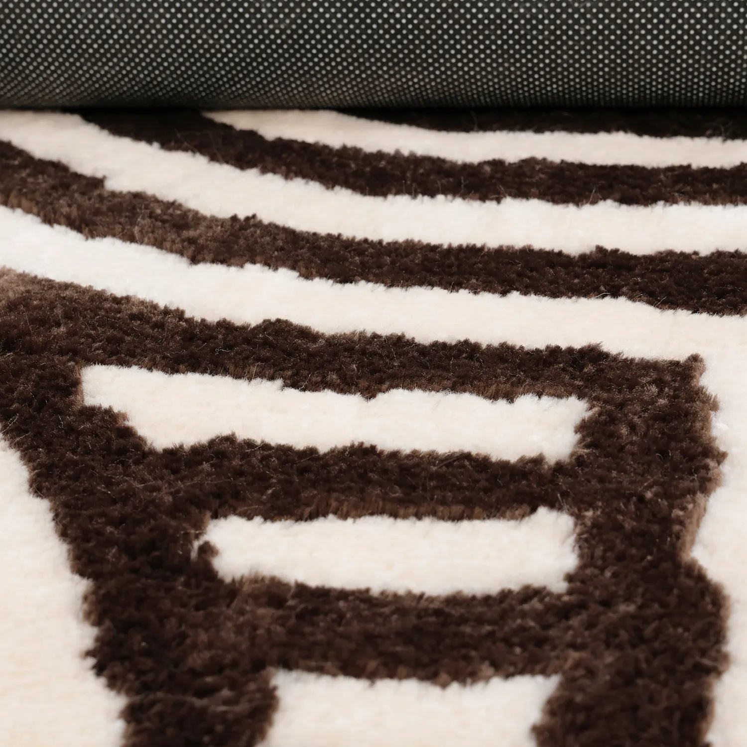 Tapis shaggy - Volos (crème/marron)