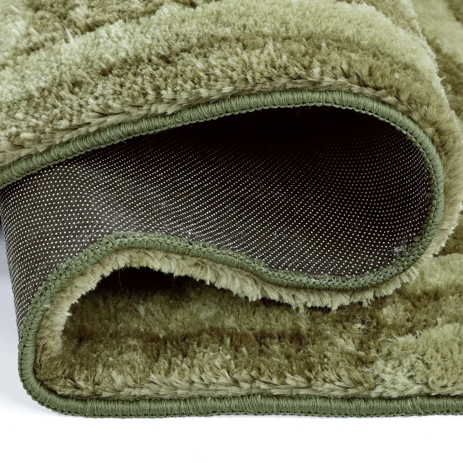 Tapis shaggy - Volos (vert)