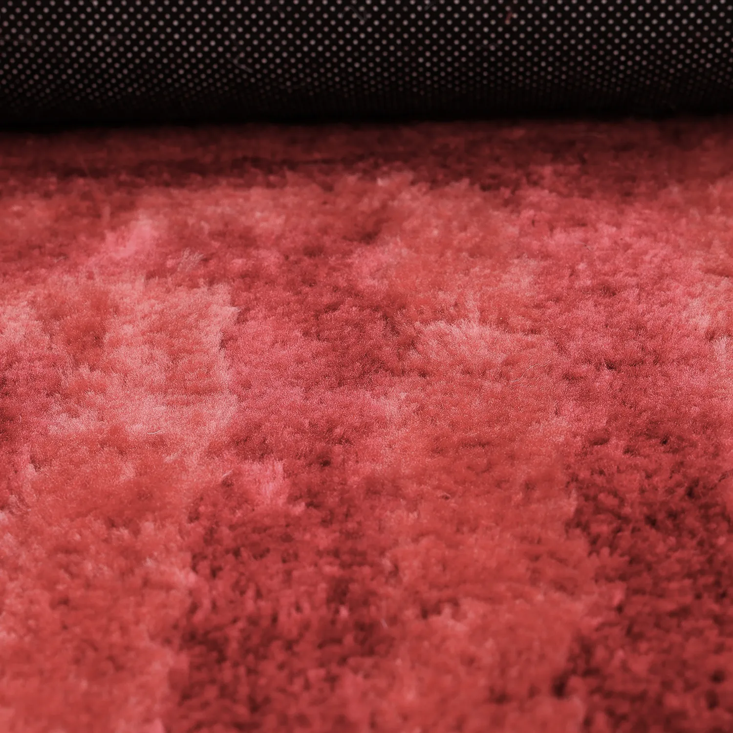 Tapis shaggy - Volos (rouge/rose)