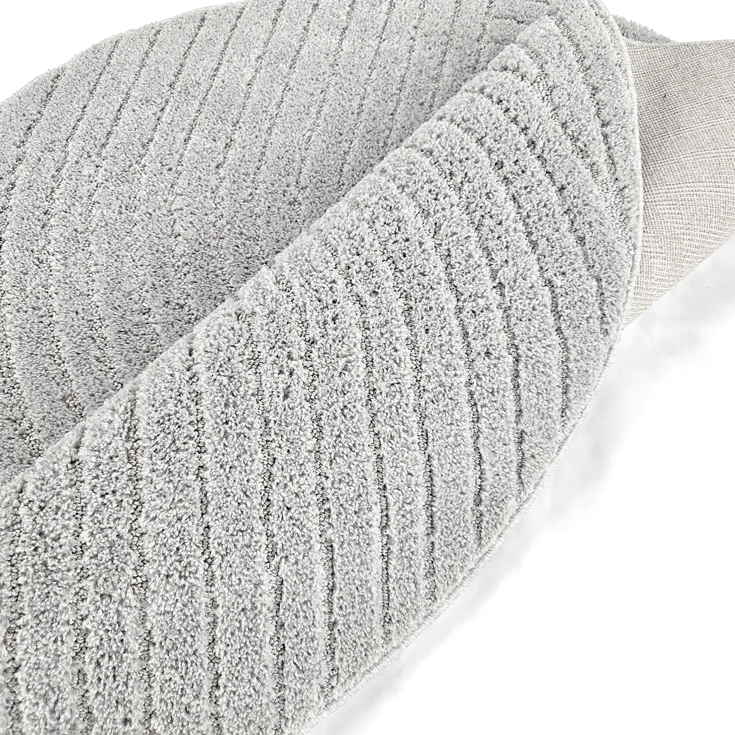 Runde Teppiche - Wendy (hellgrau)