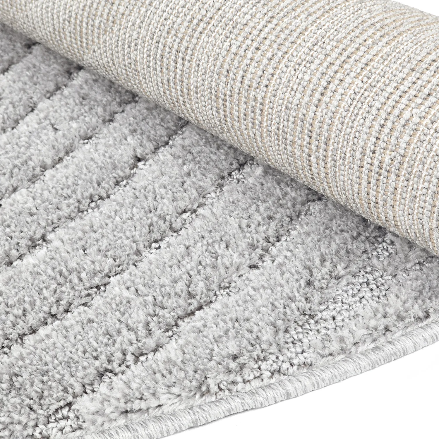 Runde Teppiche - Wendy (hellgrau)