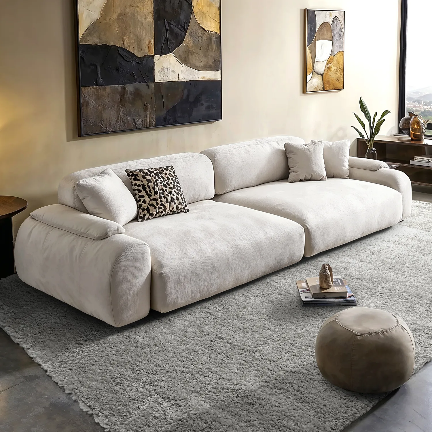 Hochflorteppiche - Zoe (grau)