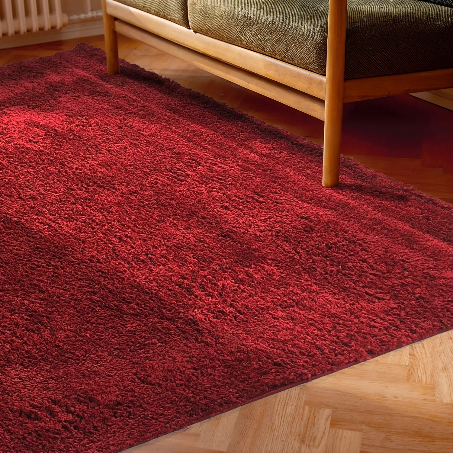 Hochflorteppiche - Zoe (rot)