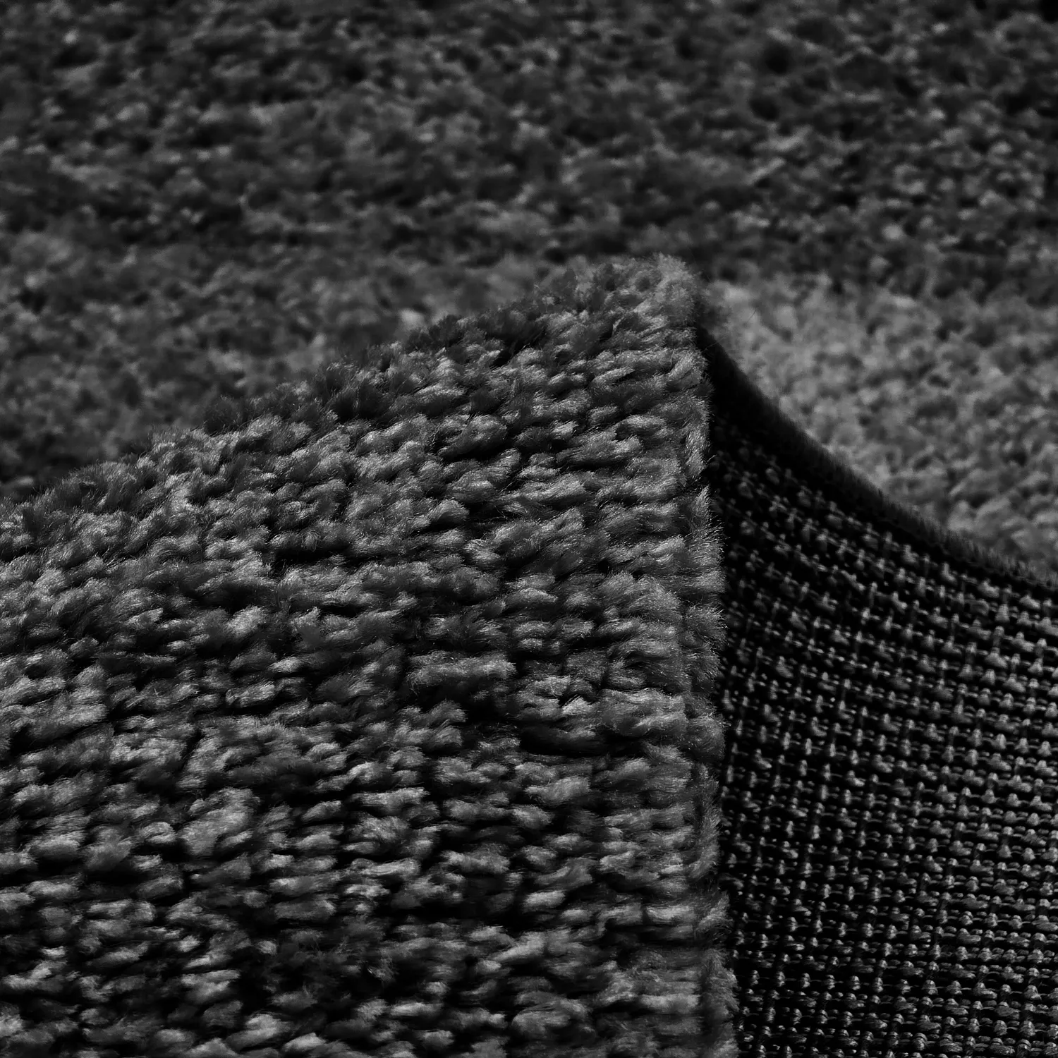 Hochflorteppiche - Zoe (schwarz)