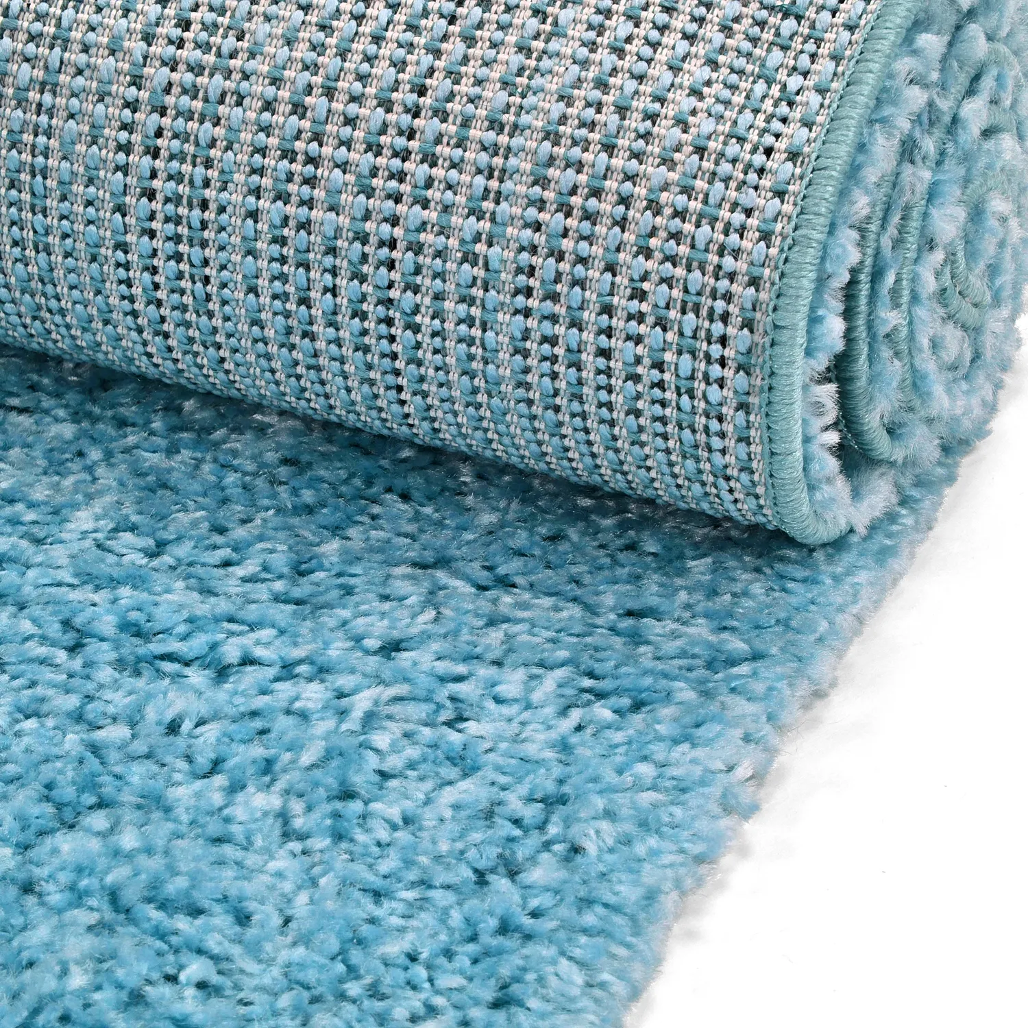 Hochflorteppiche - Zoe (türkis)