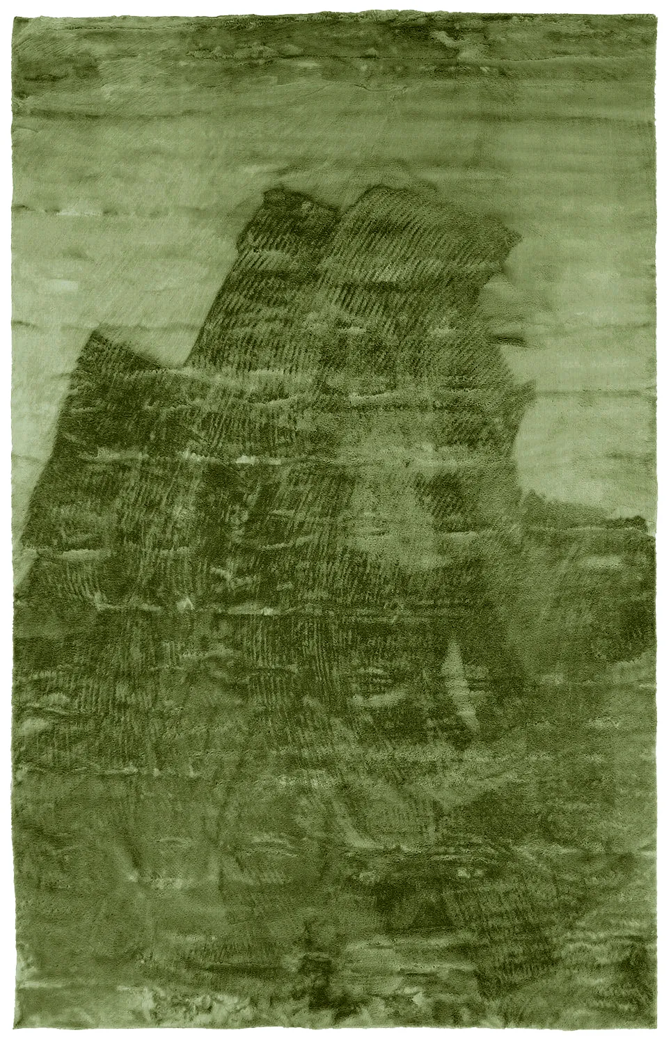 Hochflorteppiche - Aranga Super Soft Fur (olivengrün)
