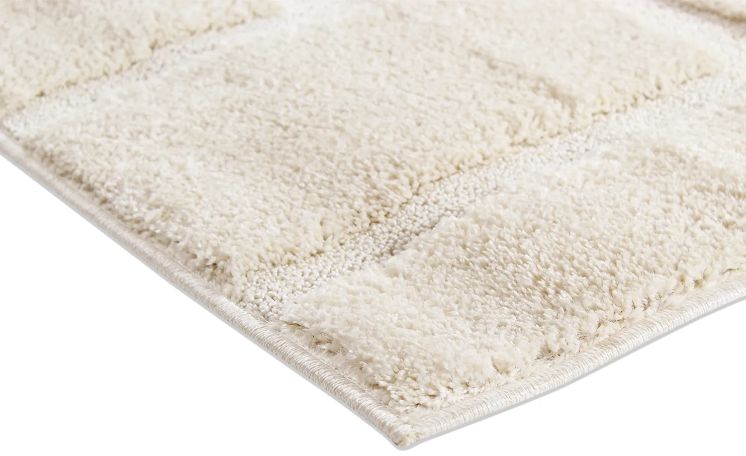 Tapis moelleux - Juna (blanc cassé)