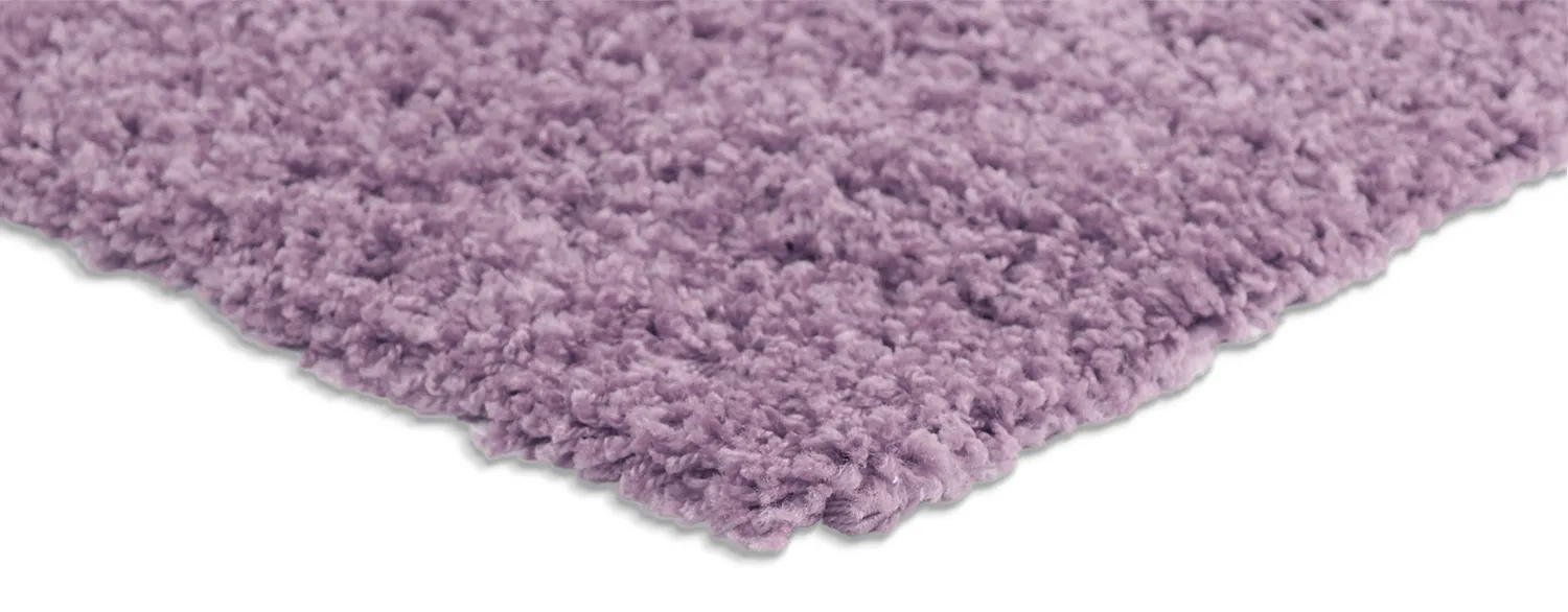Tapis moelleux - Zoe (violet)
