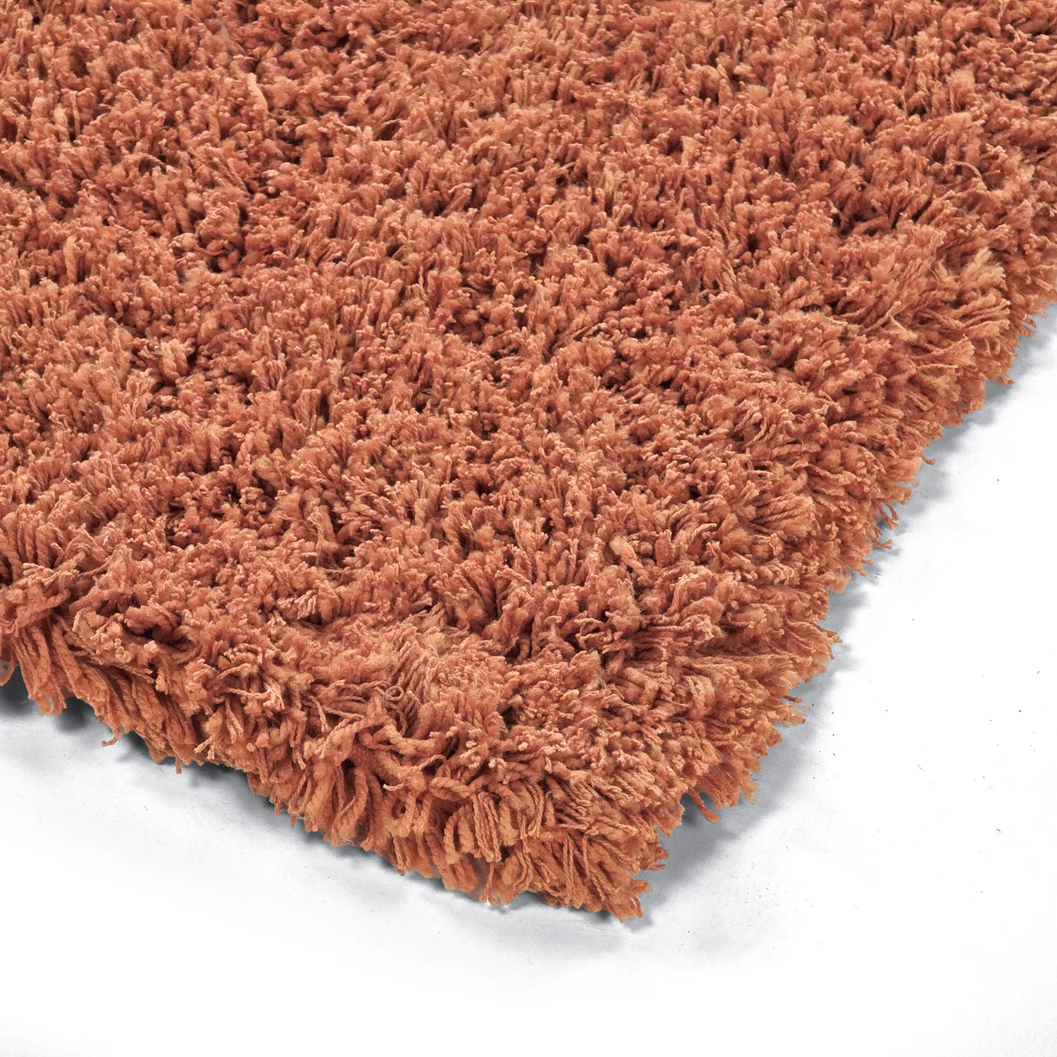 Tapis shaggy - Combarro Solid Cotton Shaggy (orange clair)