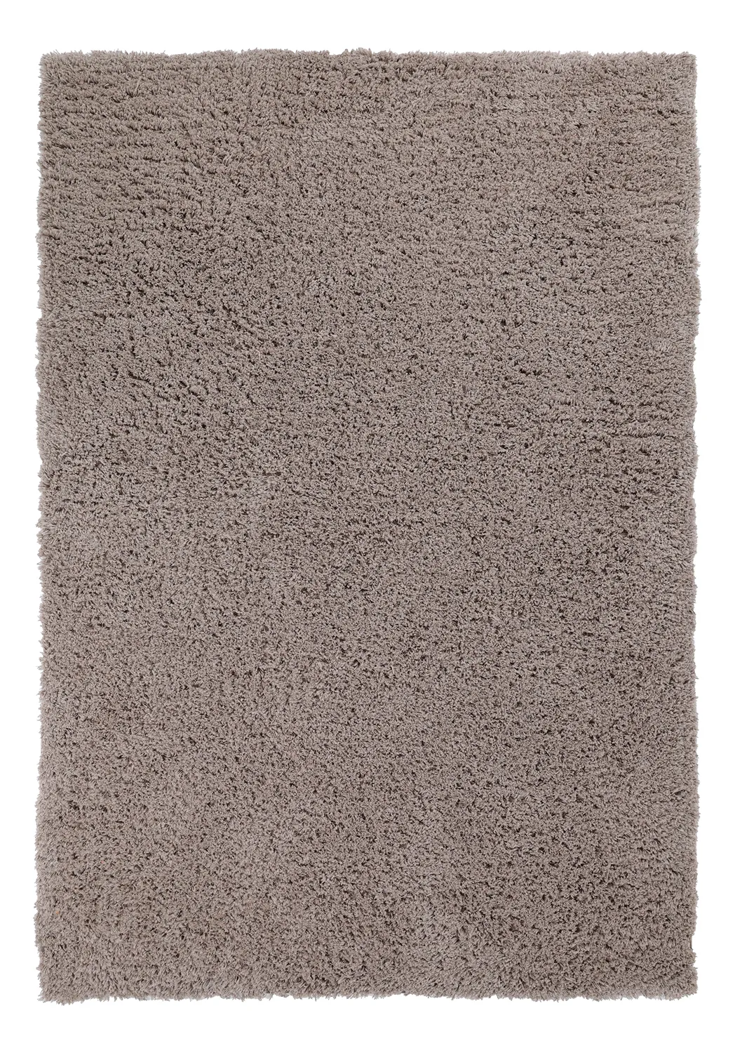 Hochflorteppiche - Combarro Solid Cotton Shaggy (taupe)