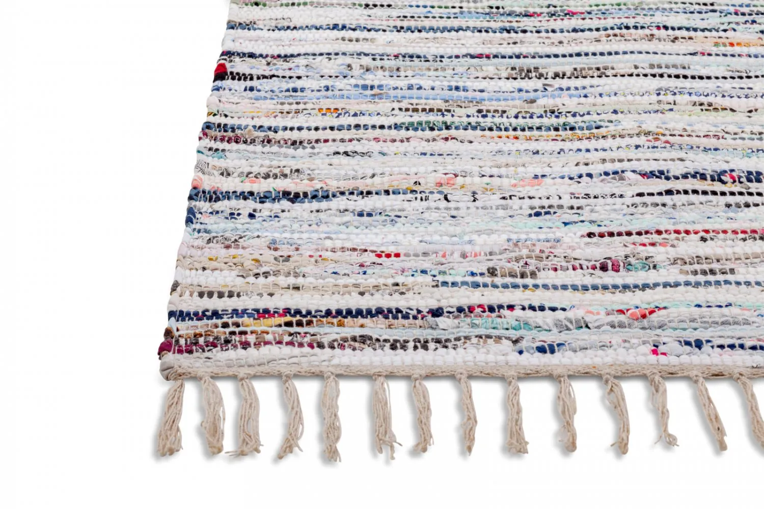 Flickenteppich - Melton (blau/multi)