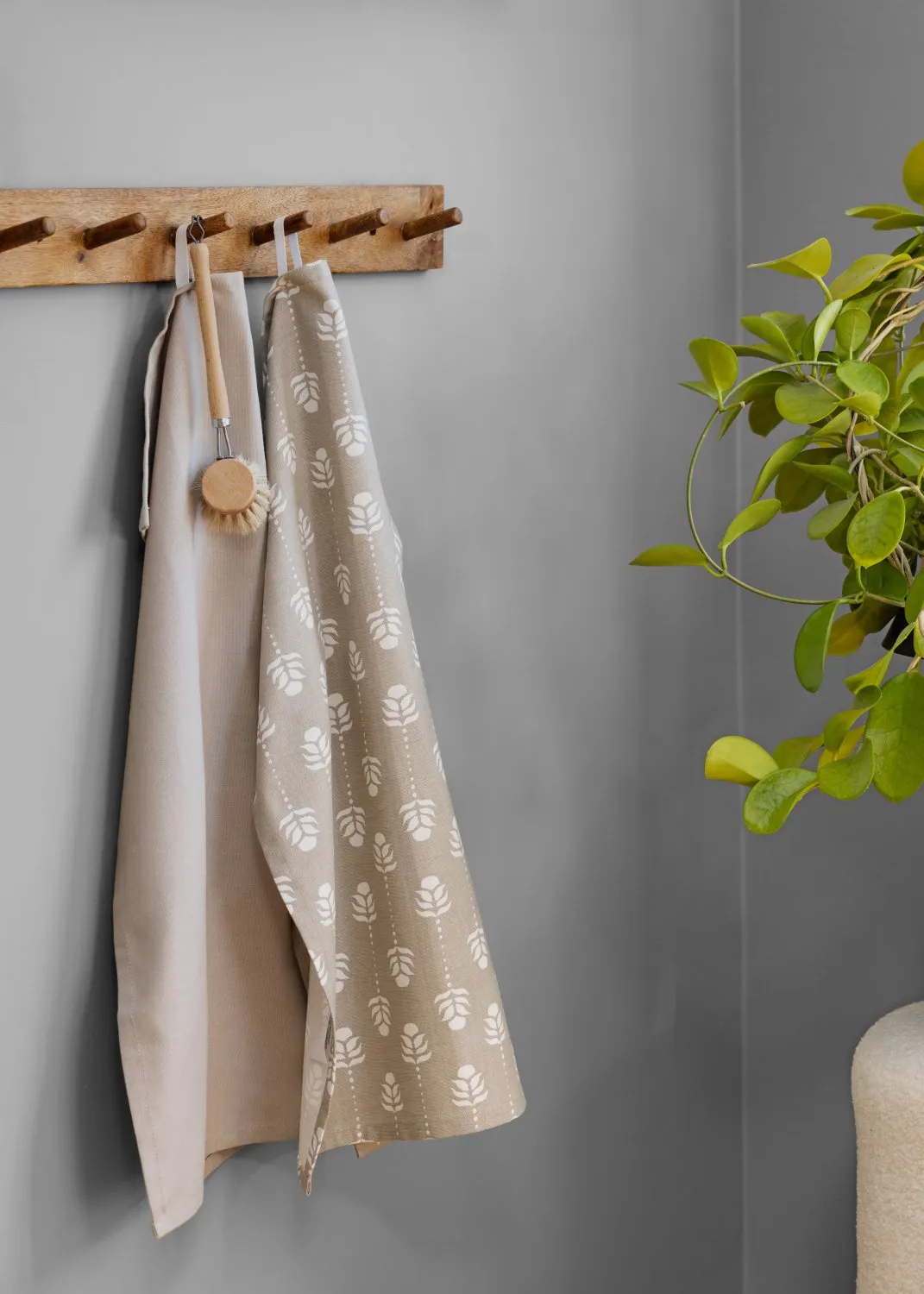 Torchon 2 unités - Sari (beige)