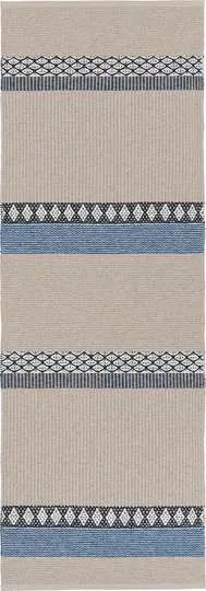 Kunststoffteppiche - Der Horred-Teppich Savanne (blau)