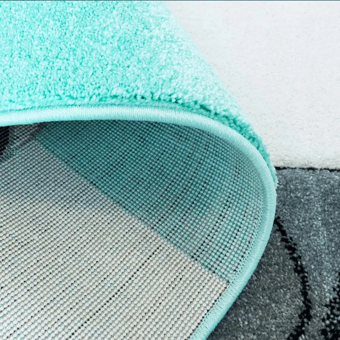 Kinderteppich - Bueno Indian Bear (Türkis)