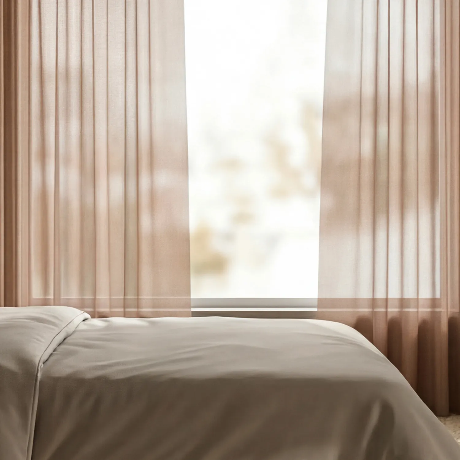 Rideaux Lot de 2 - Rideaux en coton Selena (marron foncé)